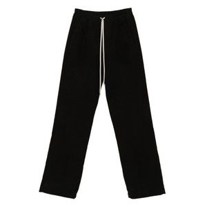 Rick Owens Relaxed Fit Black Trousers With Drawstring Waistband - NWT